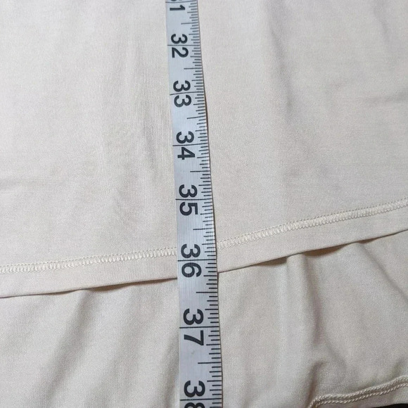 Lululemon Soft Midi White Dress High Side Slits Size 6 - Picture 5 of 7